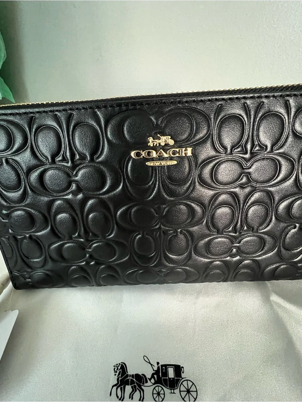 Coach Large Rowan Satchel In Signature Leather With Wallet